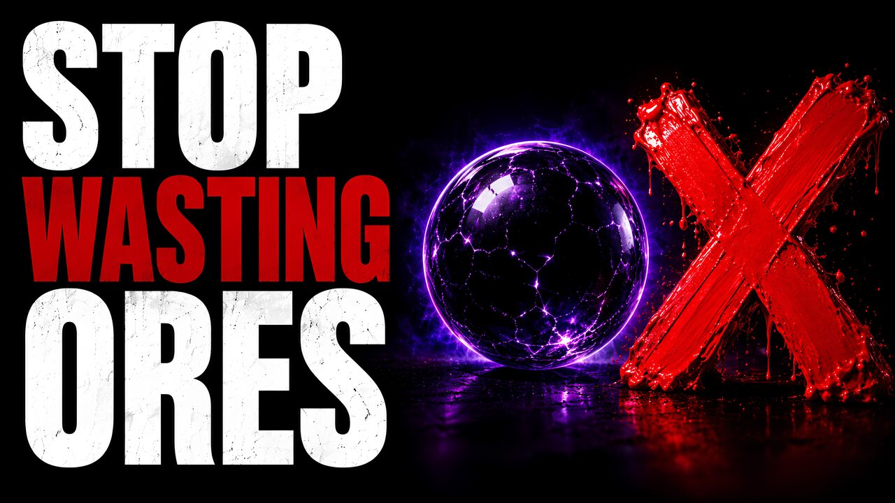Stop Wasting Ores: Resource Strategy