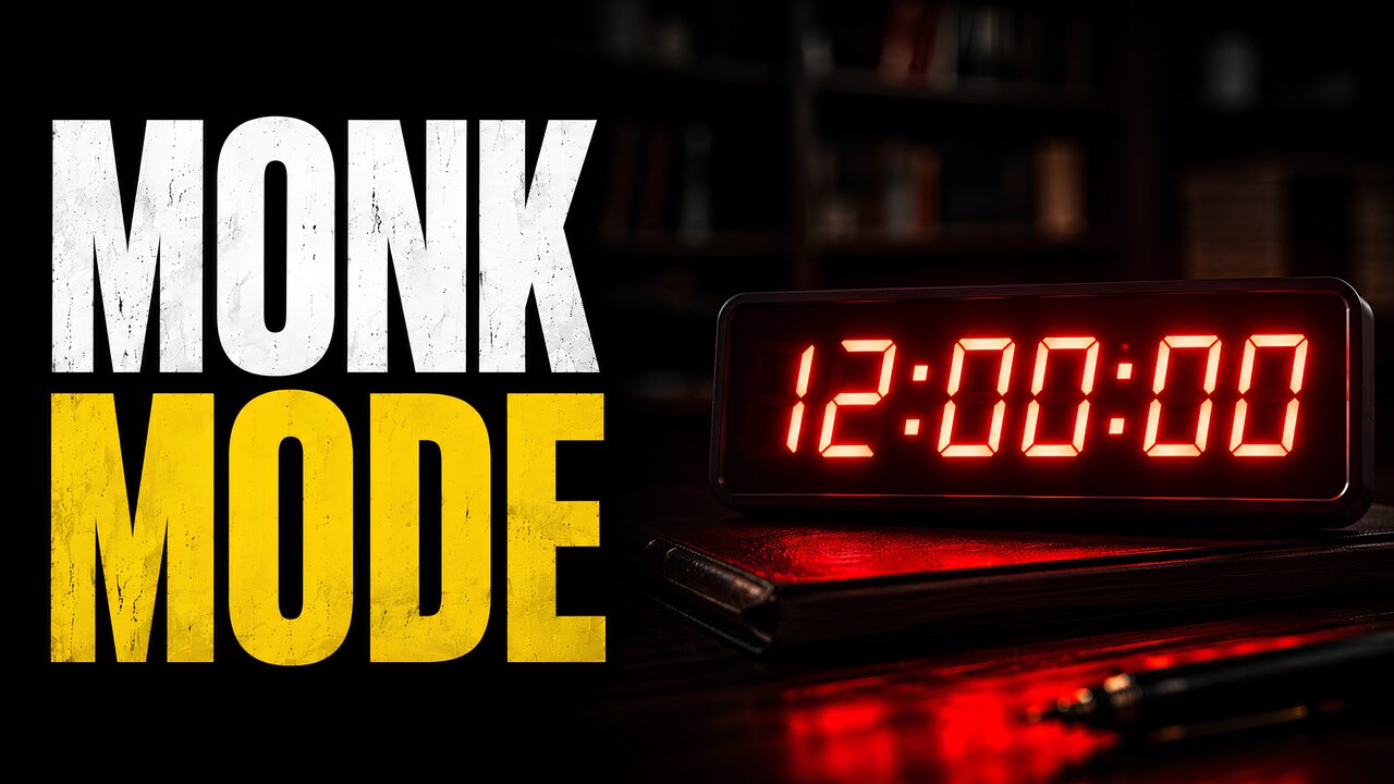 Monk Mode: 12 Hours of Pure Focus